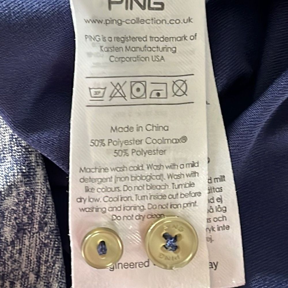 Ping Sensorcool Golf Polo Sz. M - Picture 7 of 7